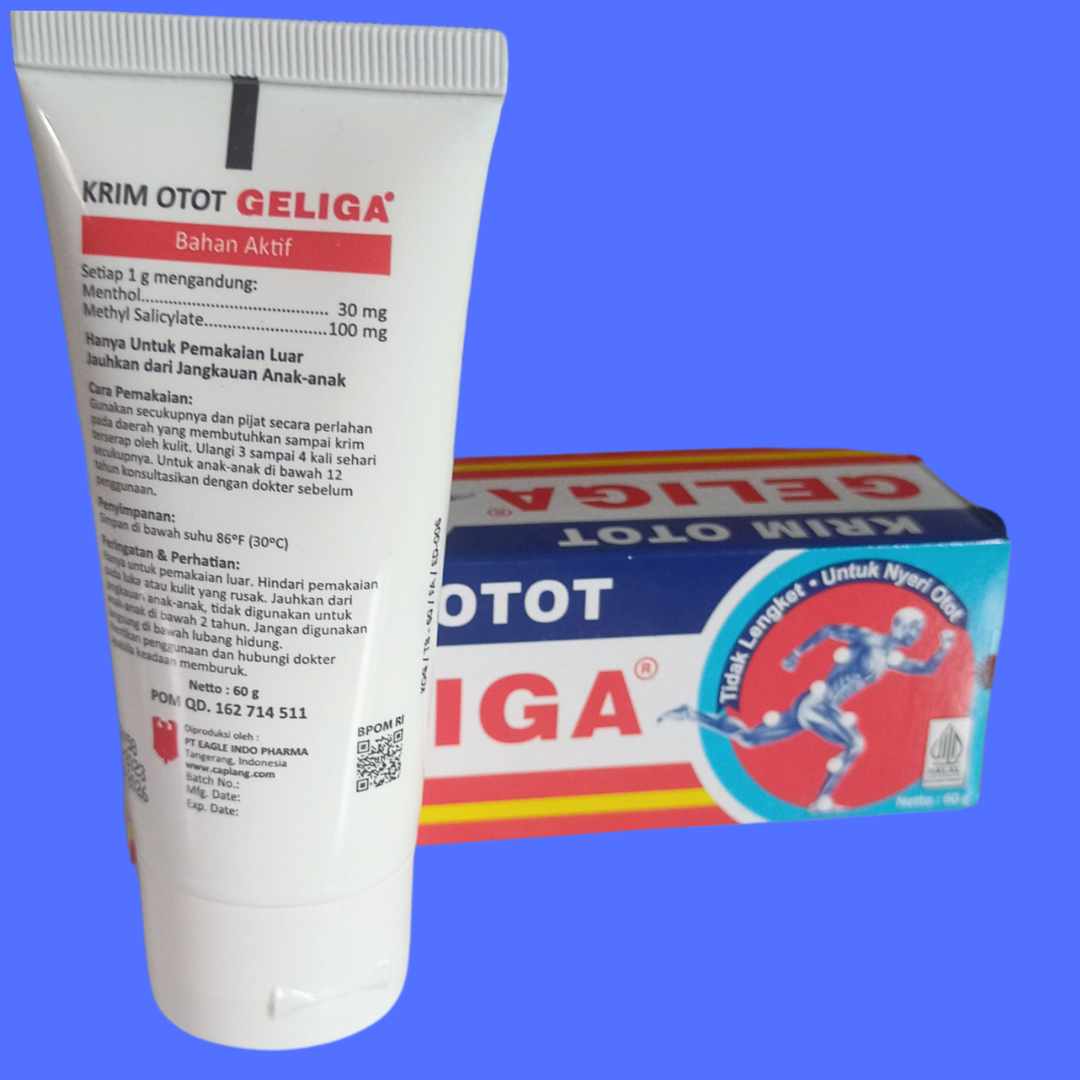 GELIGA KRIM OTOT 60 gm (Imported)