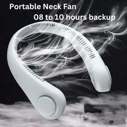 Portable Easy Neck Fans: Rechargeable, No Blades, Adjustable!